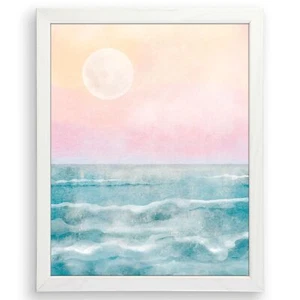 Sunrise at Beach - 8x10 (ungerahmt) | Kunstdruck für Zuhause und Büro Décor | - Bild 1 von 8