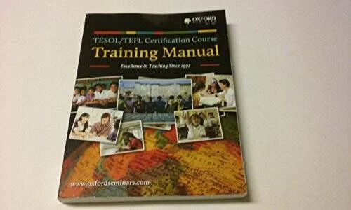 TESOLTEFL Certification Course Training Manual - Paperback - ACCEPTABLE Foto 1 de 1
