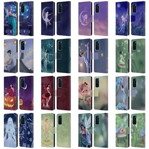 OFFICIAL RACHEL ANDERSON PIXIES LEATHER BOOK WALLET CASE FOR HUAWEI PHONES 4 - Picture 1 of 7