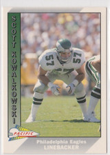 Scott Kowalski Eagles Linebacker 1991 Pacific "ROOKIE" Card # 628