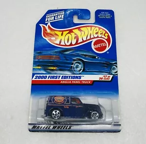 2000 Hot Wheels #77 First Editions 17/36 ANGLIA PANEL TRUCK Purple 00 - Picture 1 of 6
