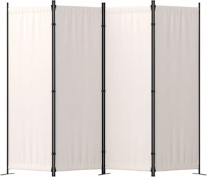 Biombo de privacidad plegable de 4 paneles, separatador portátil de 88" - Bild 1 von 12