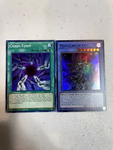 yugioh magician of chaos + chaos form blue or red lds3 lds3-en089 S048 - Picture 1 of 1