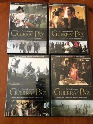 4 DVD BOX SET: LA GUERRA Y LA PAZ (WAR & PEACE): ALEXANDER BEYER: REGIONS 1-6 - Image 1 of 2