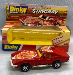 Dinky #206 Meccano Ltd Corvette Stingray Factory Condition Nice Box SHIPS FREE! - Picture 1 of 9