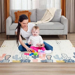 Baby Vivo Alfombra Infantíl Juego para Niños de Arrastre Foam Bebé Doble Cara - Imagen 1 de 12