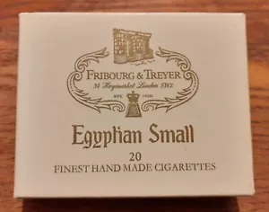 Old Empty Cigarette Box - Fribourg & Treyer Egyptian Small Hand Made Cigarettes - Picture 1 of 9