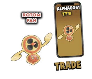Pokemon New Rotom Fan 2025 Fast Trade - Picture 1 of 1