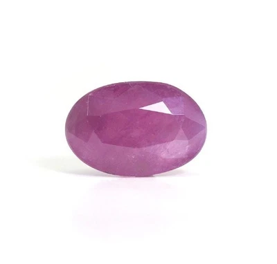 3.92 Carats Natural Red Ruby Oval Cut Loose Gemstone Jewelry Making g336 - Image 1 of 4