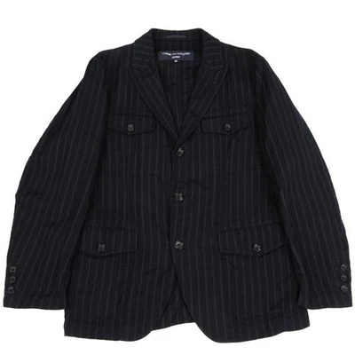 Chaqueta a rayas lavadas COMME des GARCONS HOMME talla SS (K-158443) Foto 1 de 4