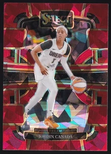 Jordin Canada 2024 Panini Select WNBA #93 Red Ice Prizms Atlanta Dream - Picture 1 of 2