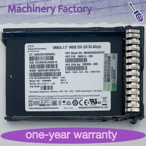 Disque SSD HPE 875470-B21 875863-001 480 Go SATA 6G 2,5" MU SFF NEUF - Photo 1/6