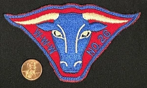 BOY SCOUT BSA OA BLUE OX 26 144 GAMEHAVEN MN TWILL FF X6 F1 PRIMO FLAP COME NUOVO! - Foto 1 di 4