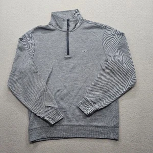 Vineyard Vines Herren Größe Small grau 1/4-Reißverschluss Pullover Sweatshirt - Bild 1 von 11