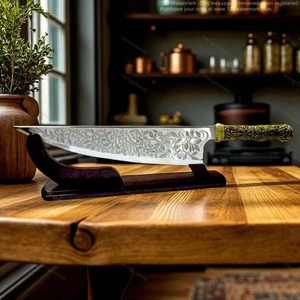 Cuchillo Alice Madness Return Vorpal Cuchillo de utilería coleccionable con grabado Navidad - Imagen 1 de 4