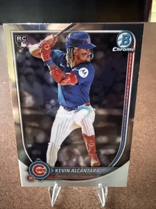 2025 Bowman Chrome Kevin Alcantara RC Chicago Cubs  - Picture 1 of 2