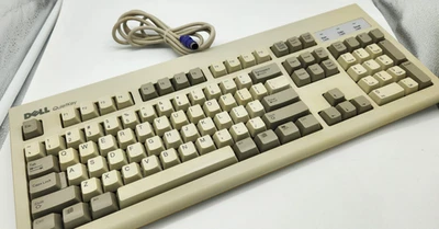 Vintage Dell SK-1000REW QuietKey PS/2 Wired Keyboard - Image 1 of 4