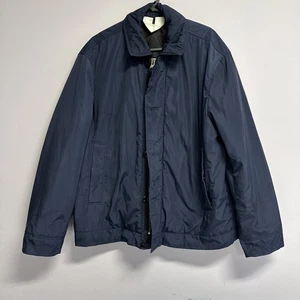 Dunkelblaue wattierte Jacke Mantel von Arket. Größe M - Bild 1 von 14