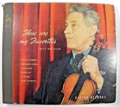Franz Kreisler – These Are My Favorites ~ Victor Red Seal M910 3x12" Shellac - Image 1 of 4