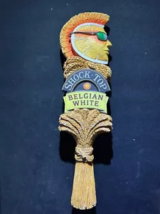 Shock Top Belgian White Orange Beer Tap Handle - Picture 1 of 2