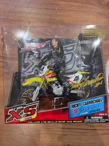 Ricky Carmichael MXS Bike & Rider MOC 2006 Road Champ 1/12th scale Rare GOAT - Picture 1 of 1
