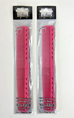 (2) YSPark 334 Peines profesionales de peluquería para cortar peluquería - ROSA Foto 1 de 2