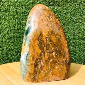 874G Natural Océano Jaspe Cuarzo Forma Libre Cristal Mineral Espécimen Curación - Imagen 1 de 12