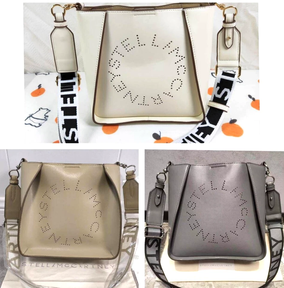 STELLA McCARTNEY Mini Tote Bag Punching Logo Crossbody Bag 3 Colors Outlet - Image 1 of 1