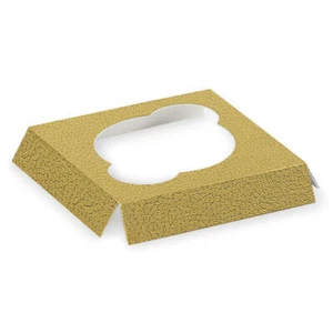 Scotton Scotton Fondo Elevado De Piel 90 X 90 Mm Con Agujero Oro Blanco 10 Pz - Imagen 1 de 1