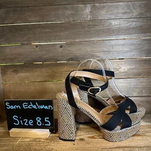 Neu Sam Edelman Nolita ultrahohe Damenschuhe mit Blockabsatz Sandalen Größe 8,5 M - Bild 1 von 7