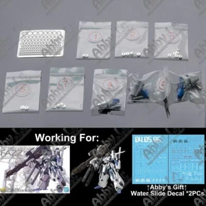 per MG 1/100 FA-010-A FAZZ ver ka Dettaglio Metallo Parte Aggiuntiva Foglio Acquaforte Blu + Decalcomania - Foto 1 di 12