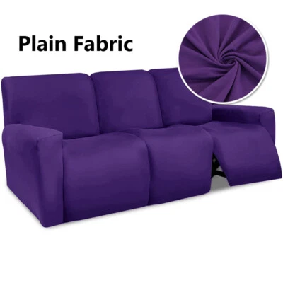 2 Types Recliner Sofa Cover for Living Room Elastic Armchair Cover 1/2/3 Seater - Image 1 of 4