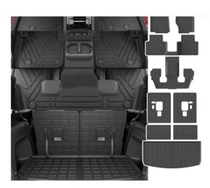 Cargo Floor Mats Set Compatible with 2021-2025 Jeep Grand Cherokee L, 6 Seat Mat - Bild 1 von 1