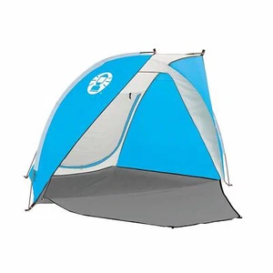 Blue Portable Sun Shelter Outdoor Canopy Tent Camping Beach Shade Rain Picnic - Picture 1 of 2
