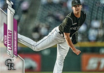 U-253 Peter Lambert Colorado Rockies 2020 Topps Update Baseball Card - Image 1 of 2