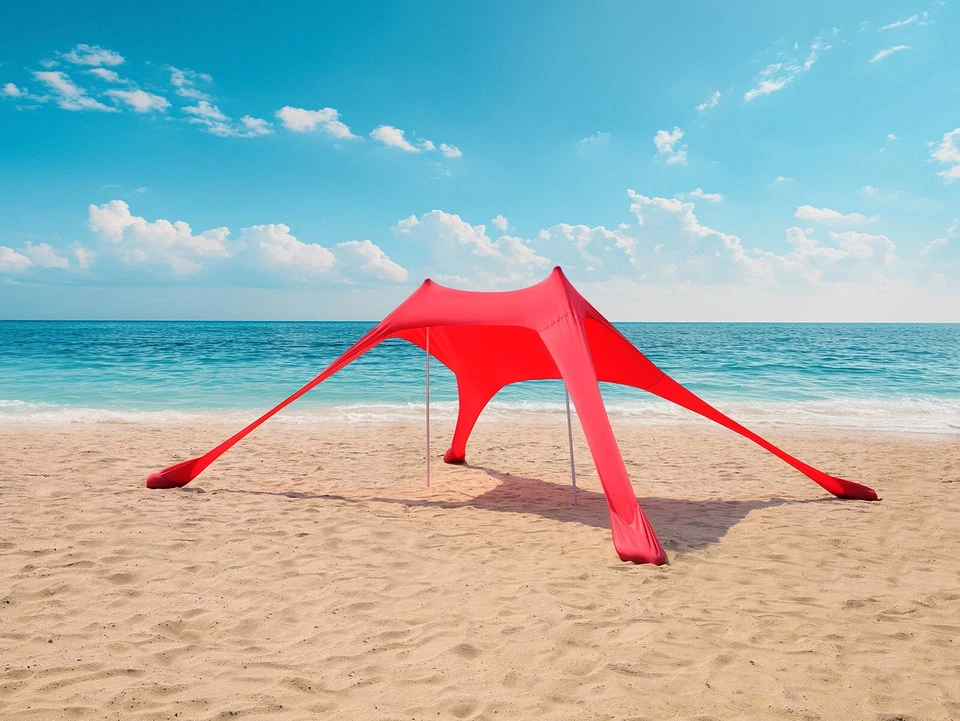 Tienda de playa toldo protección UV tienda refugio para camping toldo de sombra emergente Foto 1 de 1