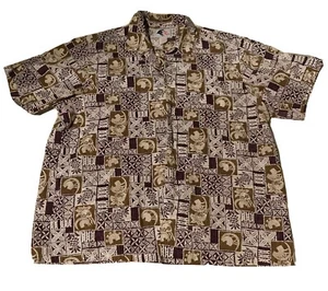 Nui Nalu Hawaii Inside Out Rockabilly VLV Vtg Aloha Hawaiian Shirt Mens Size XL - Picture 1 of 12