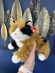 Ty Classic “Carley” Calico Cat Ginger White Black Soft Plush Toy 12” 2000 - Picture 1 of 14