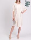 Sugerowana cena detaliczna 989 € MAISON MARGIELA Krepa Sukienka Midi IT40 US4 UK8 S Kość słoniowa Made in Italy