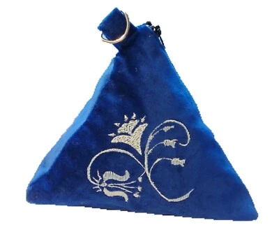 Bolsa de cosméticos de terciopelo piramidal "patrón" roja Veralis VL-CB-08 Foto 1 de 3