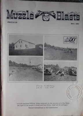1983 MUZZLE BLASTS magazine Black Powder Muzzleloading MAY 1983 - Image 1 of 4