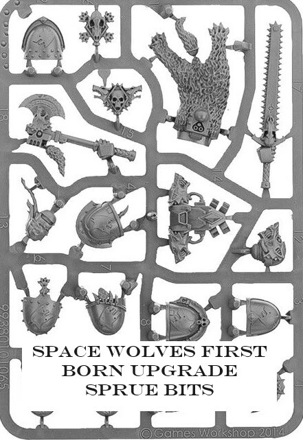 Warhammer 40k SPACE WOLVES First Born Upgrade Sprue BITZ Multi Listing - Image 1 of 1