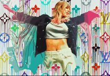 DEATH NYC ltd signed art print 45x32cm Taylor Swift singer songwriter pop music