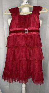 Jona Michelle Girls Red Size 6 Dress - Free Overnight Shipping - Picture 1 of 4