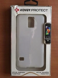 iCOVER PROTECT BUMPER CASE for SAMSUNG GALAXY S5 (White) - Foto 1 di 2