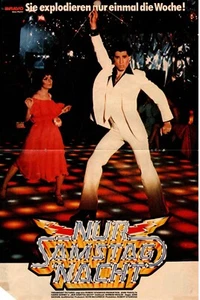 BRAVO # Film-Poster # Nur Samstag Nacht + Dragster-Kawasaki # 80er Jahre # gebr. - Bild 1 von 2
