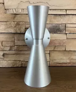 Rejuvenation Galaxy Sconce Brushed Aluminum Hardwired - Picture 1 of 14