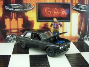 '18 GREENLIGHT 1968 DATSUN 510 LOOSE 1:64 SCALE BLACK BANDIT SERIES - Picture 1 of 5