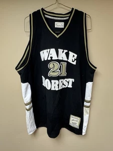 Vintage Tim Duncan Wake Forest Deacons Headmaster Signature Series Jersey 56 1993-97 - Bild 1 von 11