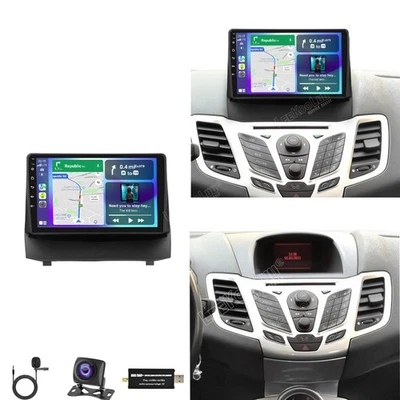 DAB+ 4G+64G Für Ford Fiesta 2008-2016 Android 15 Apple Carplay Autoradio GPS Kam - Bild 1 von 4